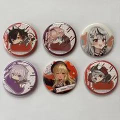 ホロライブ缶バッジ6点セット