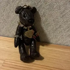 レザージュエルズ クロコダイル ベア チャーム クマ