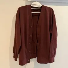 UNIQLO カーディガン ボルドー XLのサムネイル