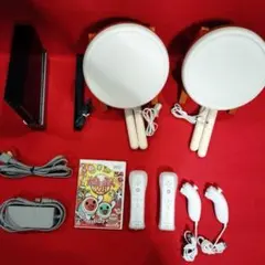 すぐに始めれる 任天堂 wiiリモコン wii本体　太鼓の達人 ヌンチャク