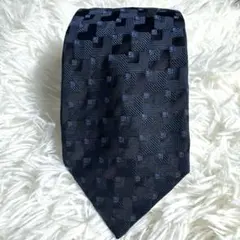 PRADA 総柄 ブラック シルク100％ メンズ ネクタイ 8873 - メルカリ