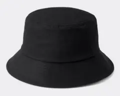 GUブラック バケットハット UVカット機能付き