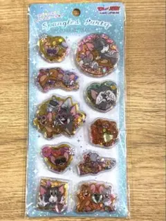 【正規品】スパンコールパーティー シール　トムとジェリー　トムジェリ