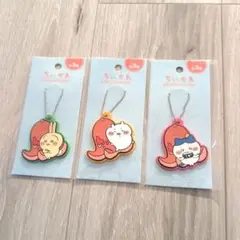 【新品】ちいかわ ラバーキーチェーン3 全3種セット