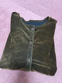 RMAF ベロア　シャツカーディガン　前後2way