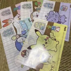ポケピース　クリアファイル5種