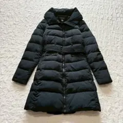 ザラウーマン Aラインロングダウンコート XS ベルテッド 2way 女優襟