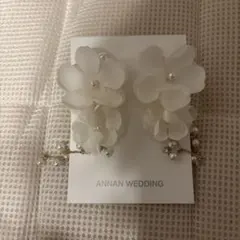 ANNAN WEDDING 花モチーフ ヘアアクセサリー