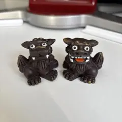 シーサー 置物 2体セット ミニチュア - メルカリ