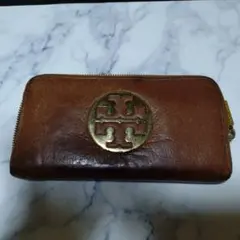 Tory Burch ブラウンレザー 長財布