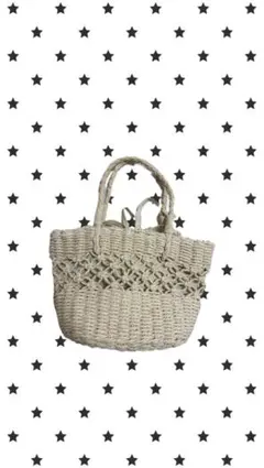☆かごバッグ アイボリー