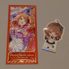 学マス 花海佑芽 ステッカー 箔押しチケットカード