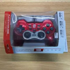 HORIPAD 3 TURBO コントローラー　レッド　赤　新品未開封 PS3