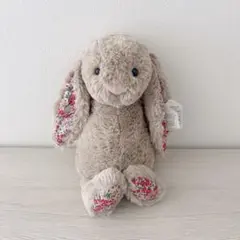 ジェリーキャット バッシュフル ブロッサム バニー 花柄 Mサイズ ベージュのサムネイル