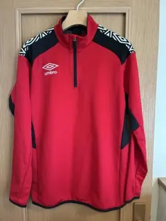 くじらさま専用umbro☆ハーフジップウェア Lサイズ 赤
