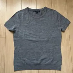 【新品未使用】Brooks Brothers レディース グレー 半袖ニット M