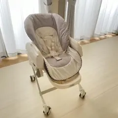【美品】コンビ ネムリラ FF セサミグレー ハイローチェア