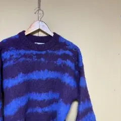 ZARA ザラ タイダイ柄ニット モヘア風 ふわふわ クルーネック 人気カラー