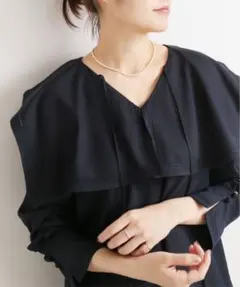 IENA ★期間限定値下げ中★イエナ ブラウス ブラック フリーサイズのサムネイル