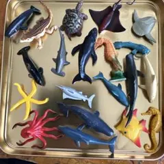 海洋生物と恐竜フィギュアセット 50体