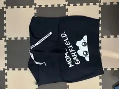 独ヲタアッキー MOMON GARFIELD 黒色スウェットパーカー