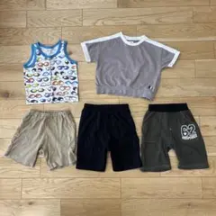 子ども用トップス パンツ 5点セット まとめ売り 100cm 保育園用