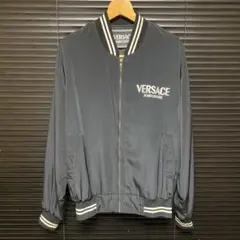 【美品】VERSACE JEANS COUTURE ブルゾン 刺繍ロゴ