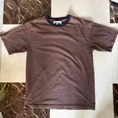 ボーダーTシャツ　ブラウン　ネイビーのサムネイル