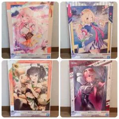 新品 一番くじ ホロライブ ビジュアルボード セット 桃鈴ねね 鷹嶺ルイ 等