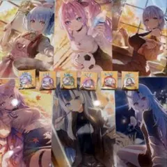 ホロライブ　クリアファイル　オリジナルチャーム　全6種コンプリート　ローソン