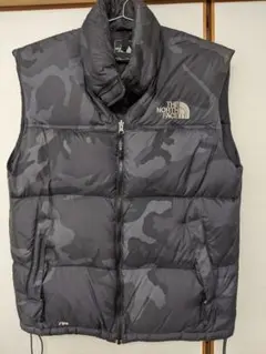 迷彩センターロゴ NORTH FACE ヌプシダウンベスト ND01587
