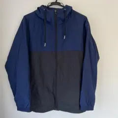 ナイロンジャケット ネイビー×ブラック　M