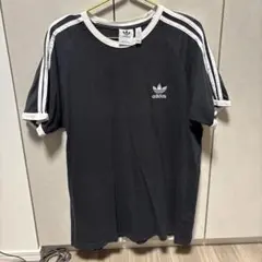 adidas ブラック Tシャツ Lサイズ