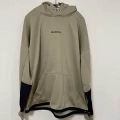 コンバース フード付きパーカー ベージュ L