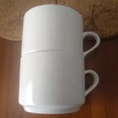 ホワイトマグカップ♪【2個】