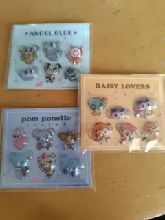 セブンイレブン ナルミヤキャラクターズ ぷっくりシール3枚