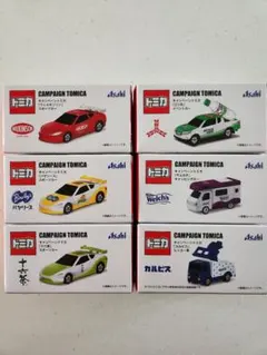 アサヒ　トミカ キャンペーンミニカー 6台セット