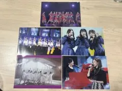 乃木坂46 Blu-ray DVD 特典クリアファイル A5 5枚セット