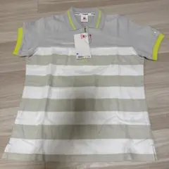新品未使用　タグ付le coq sportif ストライプポロシャツ　レディース