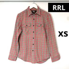 RRL コットンネルシャツ XXS( 日本Sくらい) ダブルアールエル ラルフ