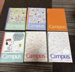 Campus スヌーピー ふきだしモチーフ ノート 6冊セット