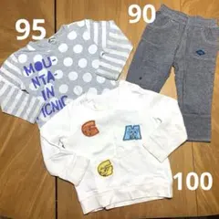 男の子　3点セット　90,95,100 UNIQLO、KP BOY