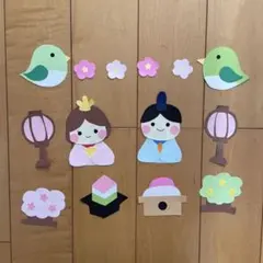 壁面 壁面飾り ひな祭り 3月