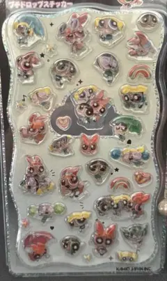 パワーパフガールズ クリアステッカーセット