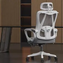 オフィスチェア フットレスト リクライニング ランバーサポート 耐荷重 