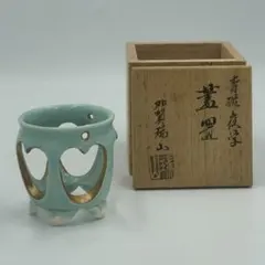 瑞山作 青磁 夜学 蓋置 茶道具 - メルカリ