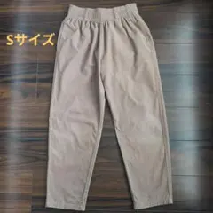 GU コーデュロイ イージーパンツ ベージュ Sサイズ ウエスト総ゴム