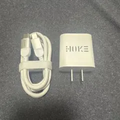 【未使用】HOKE 20W USB-C 電源アダプター 充電器 ケーブルセット