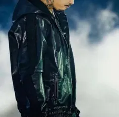 needles nubian 別注　トラックフーディ　レザー BADHOP L