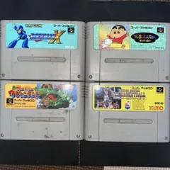 スーパーファミコン ゲームソフト 4本セット　ロックマンX含む